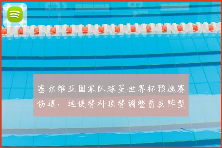 塞尔维亚国家队球星世界杯预选赛伤退，迫使替补顶替调整首发阵型